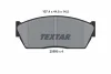 2089501 TEXTAR Комплект тормозных колодок, дисковый тормоз