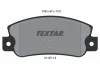 2110701 TEXTAR Комплект тормозных колодок, дисковый тормоз