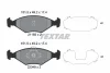 2119303 TEXTAR Комплект тормозных колодок, дисковый тормоз