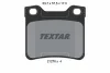 2127803 TEXTAR Комплект тормозных колодок, дисковый тормоз