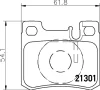 2130104 TEXTAR Комплект тормозных колодок, дисковый тормоз