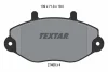 2146901 TEXTAR Комплект тормозных колодок, дисковый тормоз