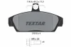 2151801 TEXTAR Комплект тормозных колодок, дисковый тормоз