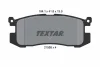 2155801 TEXTAR Комплект тормозных колодок, дисковый тормоз