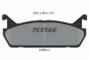 2155901 TEXTAR Комплект тормозных колодок, дисковый тормоз
