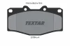 2178403 TEXTAR Комплект тормозных колодок, дисковый тормоз