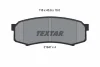 2194701 TEXTAR Комплект тормозных колодок, дисковый тормоз
