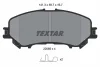 2206503 TEXTAR Комплект тормозных колодок, дисковый тормоз