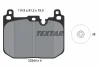 2234401 TEXTAR Комплект тормозных колодок, дисковый тормоз