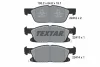 2241201 TEXTAR Комплект тормозных колодок, дисковый тормоз