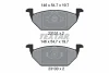 2313081 TEXTAR Комплект тормозных колодок, дисковый тормоз