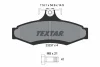 2323701 TEXTAR Комплект тормозных колодок, дисковый тормоз