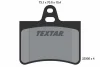 2330501 TEXTAR Комплект тормозных колодок, дисковый тормоз