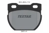 2347103 TEXTAR Комплект тормозных колодок, дисковый тормоз