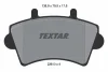 2361301 TEXTAR Комплект тормозных колодок, дисковый тормоз