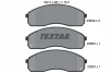 2364901 TEXTAR Комплект тормозных колодок, дисковый тормоз