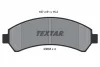 2366301 TEXTAR Комплект тормозных колодок, дисковый тормоз