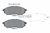 2369801 TEXTAR Комплект тормозных колодок, дисковый тормоз