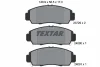 2372901 TEXTAR Комплект тормозных колодок, дисковый тормоз
