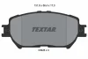 2392801 TEXTAR Комплект тормозных колодок, дисковый тормоз