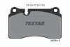 2409801 TEXTAR Комплект тормозных колодок, дисковый тормоз
