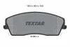 2416601 TEXTAR Комплект тормозных колодок, дисковый тормоз