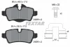 2428901 TEXTAR Комплект тормозных колодок, дисковый тормоз