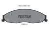 2430301 TEXTAR Комплект тормозных колодок, дисковый тормоз