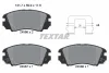 2458601 TEXTAR Комплект тормозных колодок, дисковый тормоз