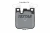 2502902 TEXTAR Комплект тормозных колодок, дисковый тормоз