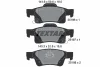 2519601 TEXTAR Комплект тормозных колодок, дисковый тормоз