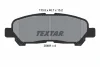 2548101 TEXTAR Комплект тормозных колодок, дисковый тормоз