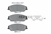 2561001 TEXTAR Комплект тормозных колодок, дисковый тормоз