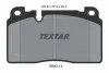 2564305 TEXTAR Комплект тормозных колодок, дисковый тормоз