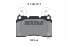 2591501 TEXTAR Комплект тормозных колодок, дисковый тормоз