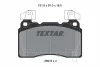 2591503 TEXTAR Комплект тормозных колодок, дисковый тормоз