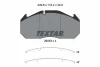 2905301 TEXTAR Комплект тормозных колодок, дисковый тормоз