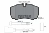 2912307 TEXTAR Комплект тормозных колодок, дисковый тормоз