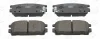 Превью - 572581CH CHAMPION Комплект тормозных колодок, дисковый тормоз (фото 2)