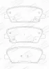 Превью - 572639CH CHAMPION Комплект тормозных колодок, дисковый тормоз (фото 2)