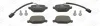 Превью - 573396CH CHAMPION Комплект тормозных колодок, дисковый тормоз (фото 2)