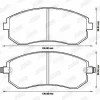 Превью - 572550J JURID Комплект тормозных колодок, дисковый тормоз (фото 2)