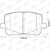 Превью - 572563J JURID Комплект тормозных колодок, дисковый тормоз (фото 2)