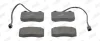 Превью - 573079J JURID Комплект тормозных колодок, дисковый тормоз (фото 2)