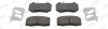 Превью - 573092JC JURID Комплект тормозных колодок, дисковый тормоз (фото 2)