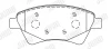 573124J JURID Комплект тормозных колодок, дисковый тормоз