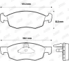 Превью - 573130J JURID Комплект тормозных колодок, дисковый тормоз (фото 2)