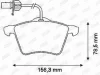 Превью - 573206J JURID Комплект тормозных колодок, дисковый тормоз (фото 2)