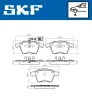 VKBP 80042 E SKF Комплект тормозных колодок, дисковый тормоз