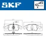 VKBP 80053 E SKF Комплект тормозных колодок, дисковый тормоз